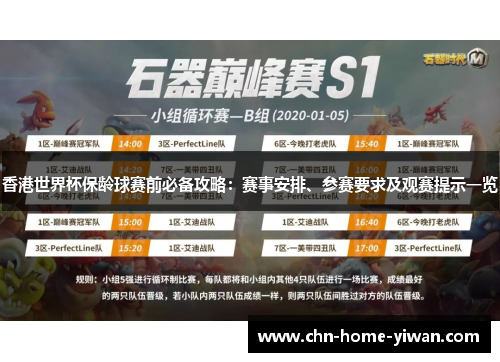 香港世界杯保龄球赛前必备攻略：赛事安排、参赛要求及观赛提示一览